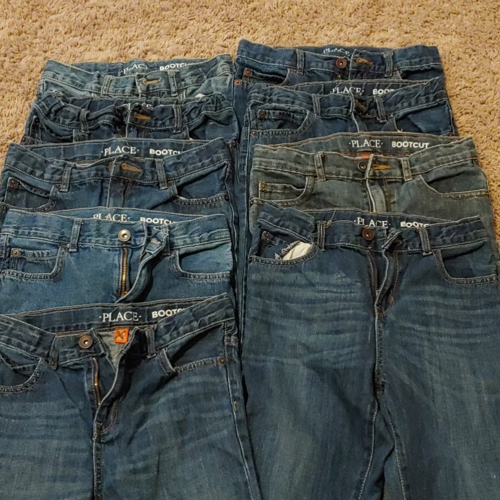 The children's place boys size 12 slim jeans